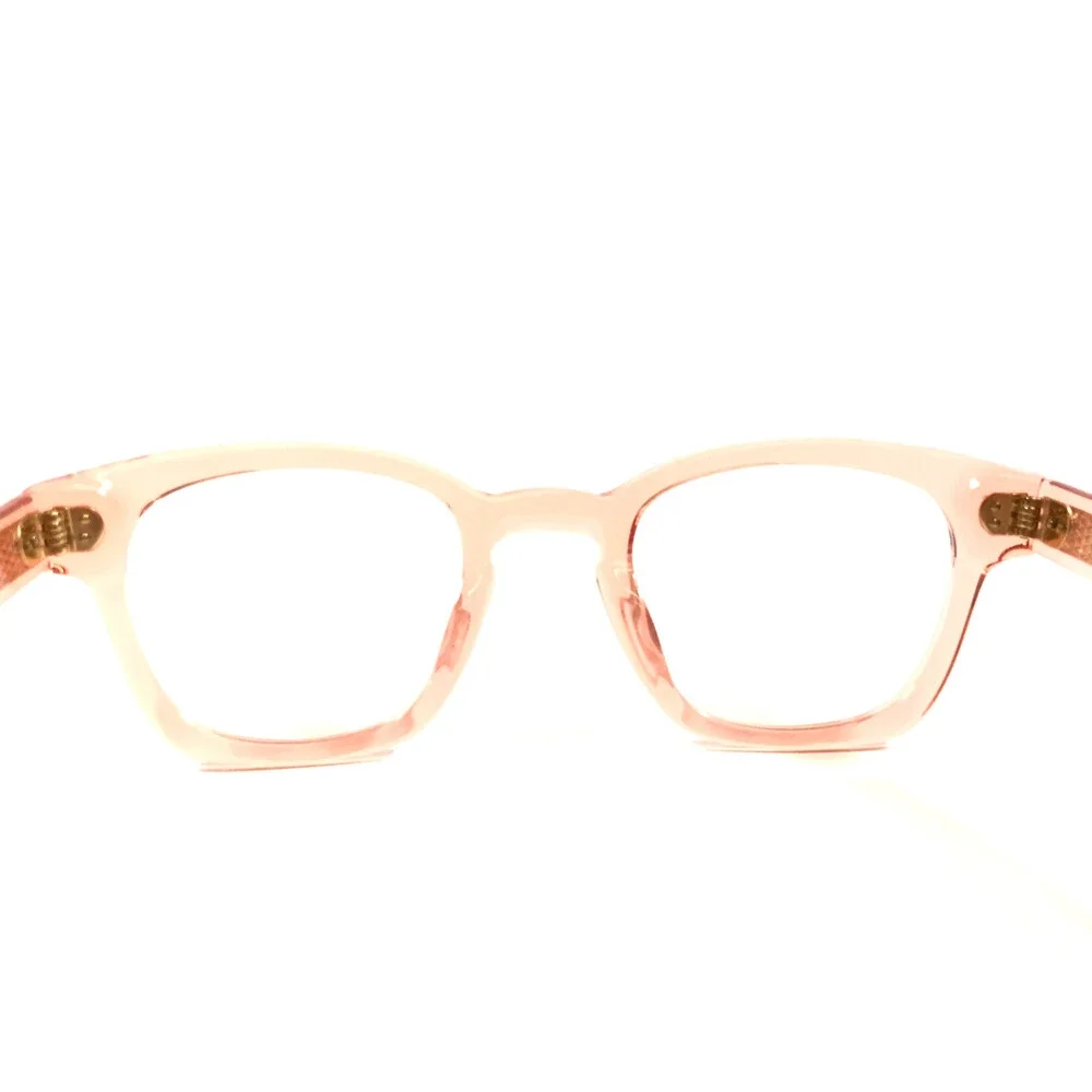 Alfred Kerbs Eyeglasses Frames AMERICA OR Clear Orange Square Full Rim 48-24-140